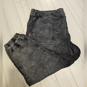 Womens plus size 3X black jeans joggers DC Jeans soft